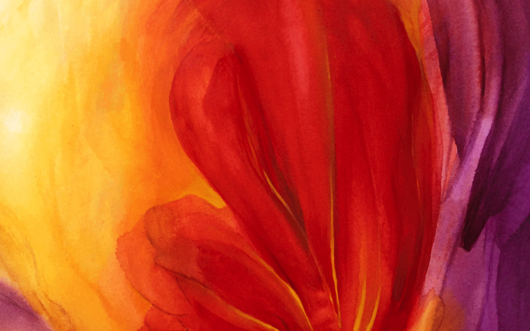 Il Fiore del Coraggio  Watercolor  47x33cm  2020