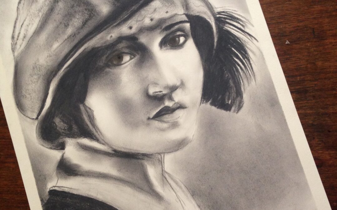 Tina Modotti  Charcoal 2019