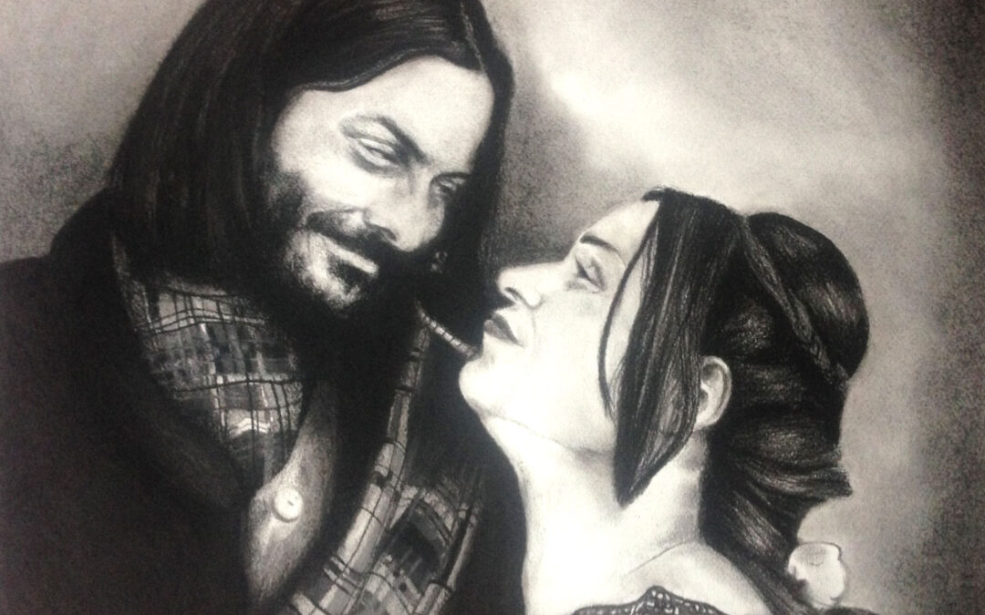 Celtic Love   Charcoal 47x33cm 2019 Private collection