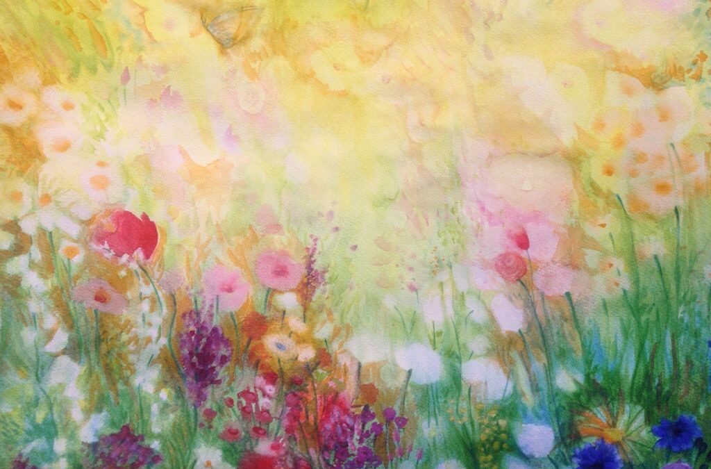 Scent odf Joy  Watercolor  34,5×39,5cm 2021