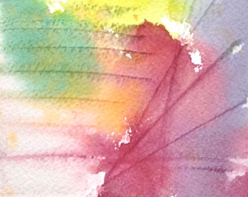 metamorfose I   Watercolor 10x25cm 2020