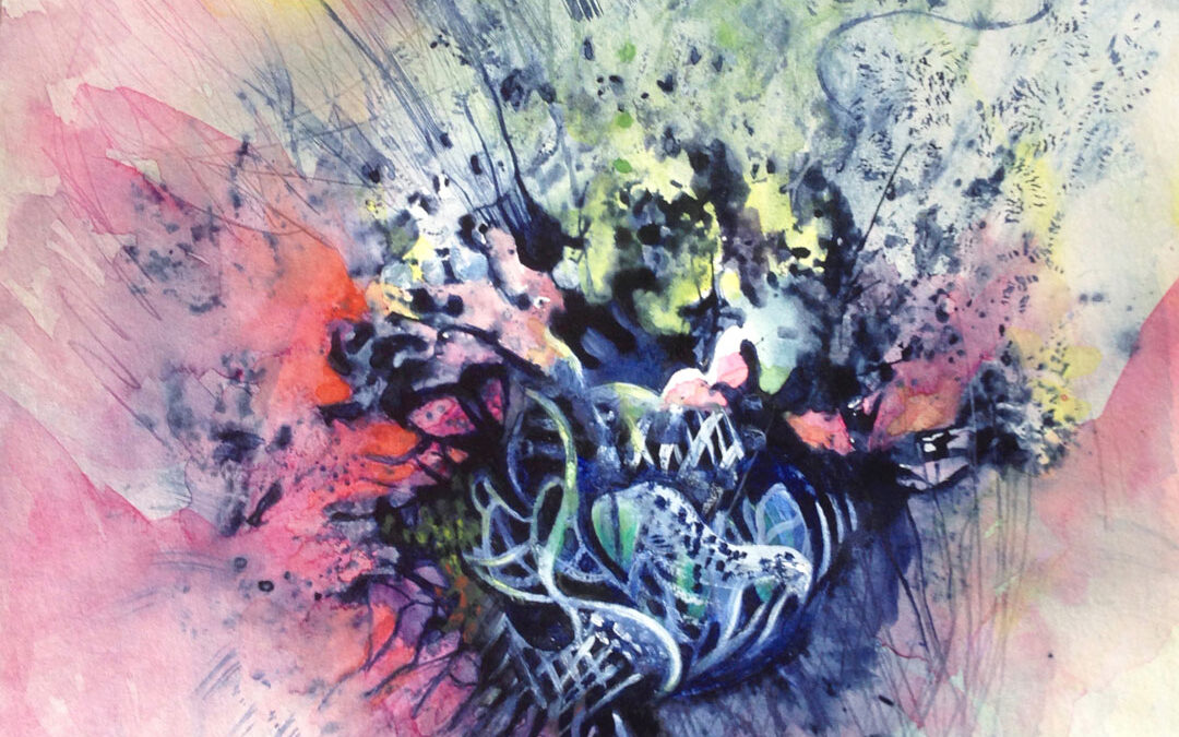 Infiorescenze Watercolor 30x30cm 2022